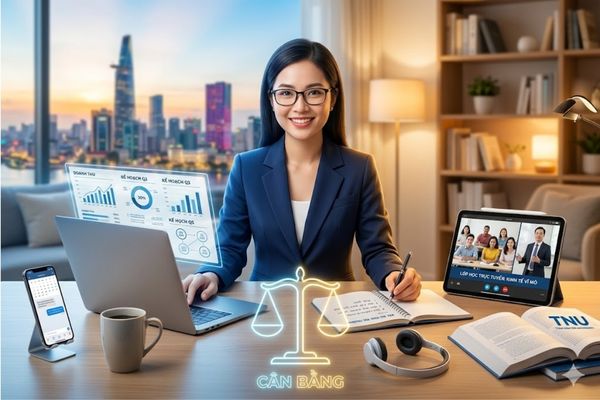 Cách cân bằng giữa công việc và học đại học online cho người đi làm