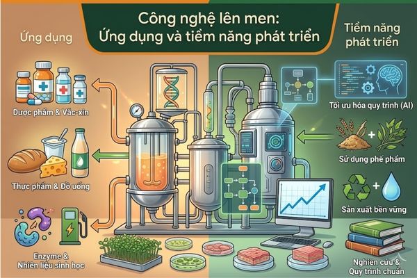 Công nghệ lên men: Ứng dụng và tiềm năng phát triển