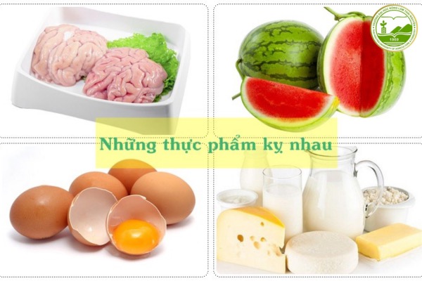 nhung thuc pham khong nen ket hop voi nhau