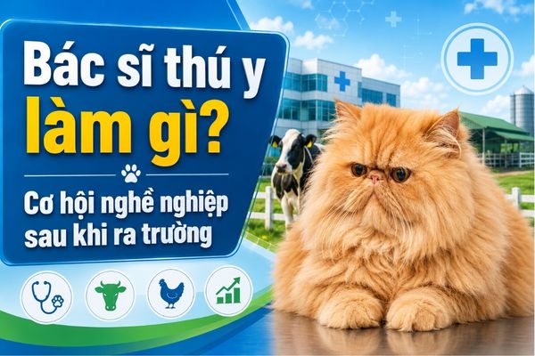 Bác sĩ thú y làm gì và cơ hội nghề nghiệp sau khi ra trường