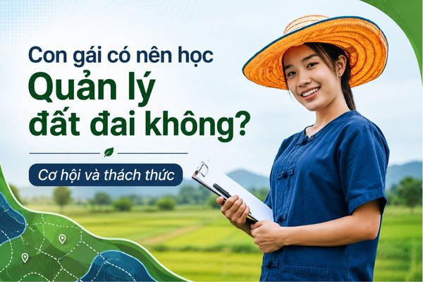 Con gái có nên học Quản lý đất đai không
