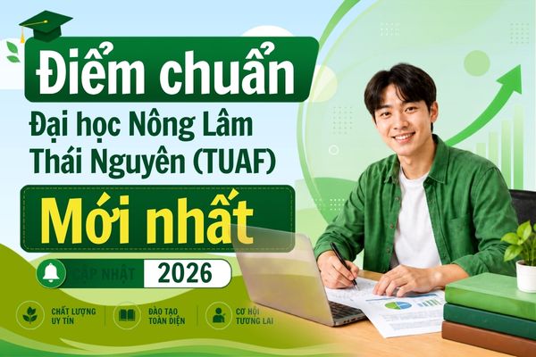 Điểm chuẩn Đại học Nông Lâm Thái Nguyên (TUAF) mới nhất