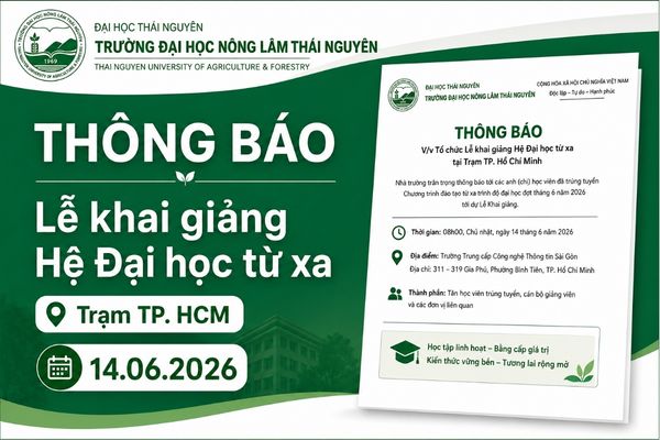 Lễ khai giảng Hệ Đại học từ xa Trạm TP. Hồ Chí Minh