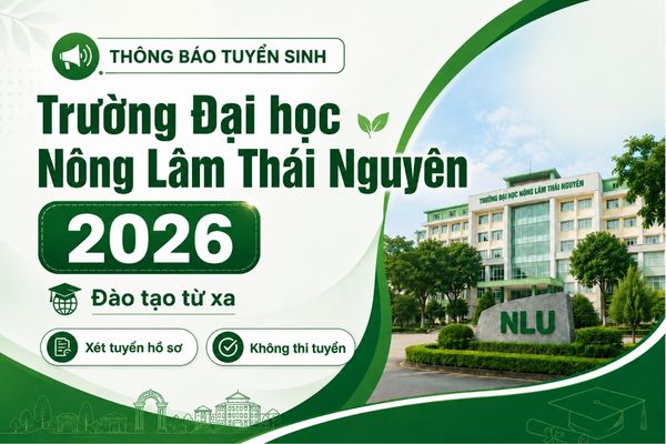 TUAF thông báo tuyển sinh đại học từ xa