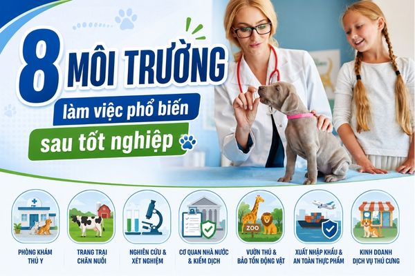 Bác sĩ thú y làm ở đâu?
