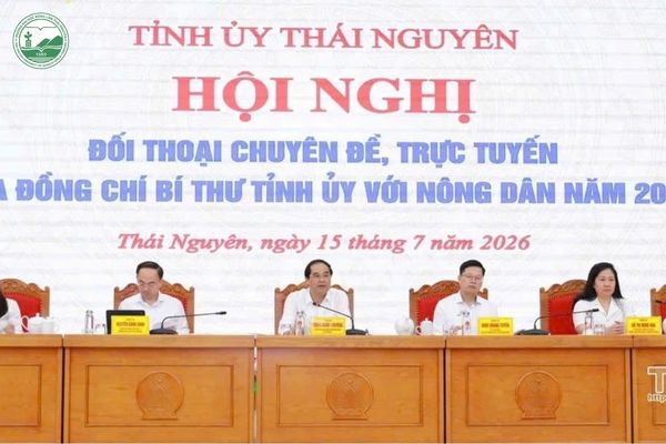 Hội nghị đối thoại giữa Bí thư Tỉnh ủy Thái Nguyên với nông dân năm 2026